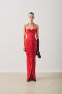 YALLEY ELBİSE KIRMIZI