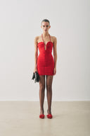 AYSHA ELBİSE KIRMIZI