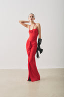 YALLEY ELBİSE KIRMIZI